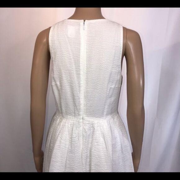 J.Crew white sleeveless dress size Four - Picture 3 of 9